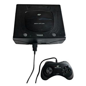 Sega Saturn Black Loose Console Complete